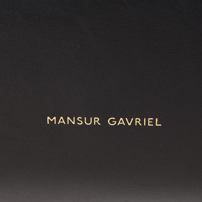 Mansur Gavriel Calfskin Bucket Bag Black Flamma 8 of 13