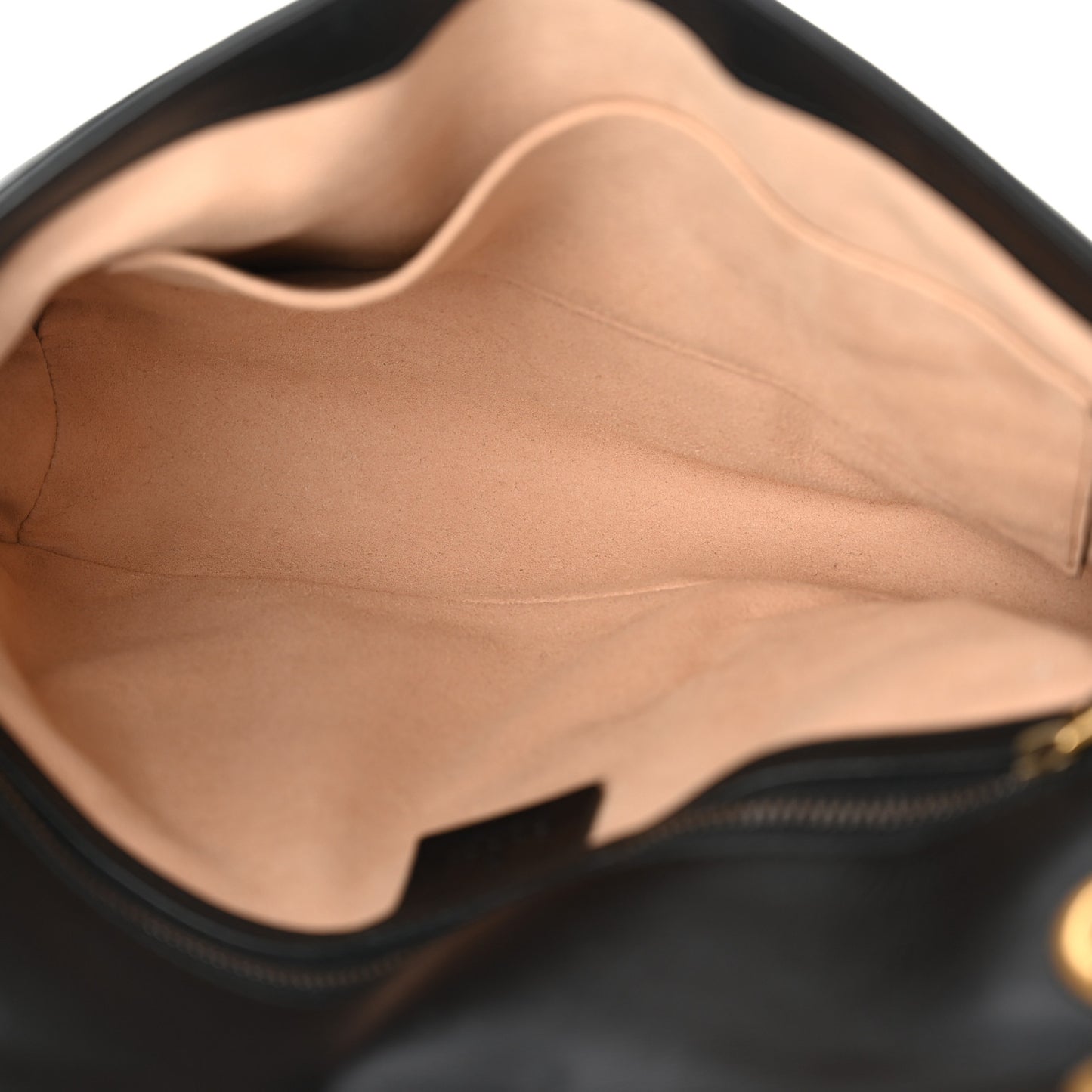 Calfskin Matelasse Medium GG Marmont Shoulder Bag Black