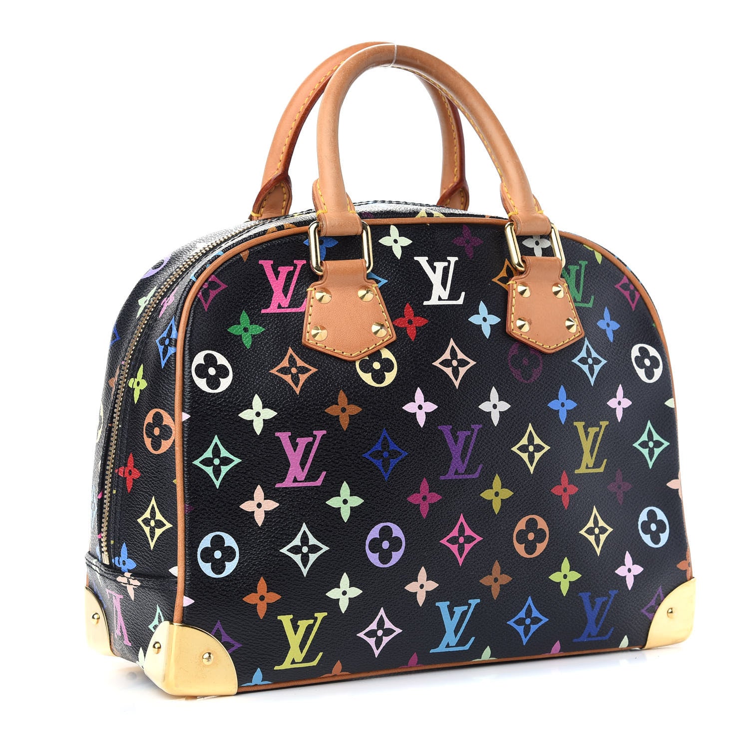 Louis Vuitton Monogram Multicolor Trouville Black 3 of 10