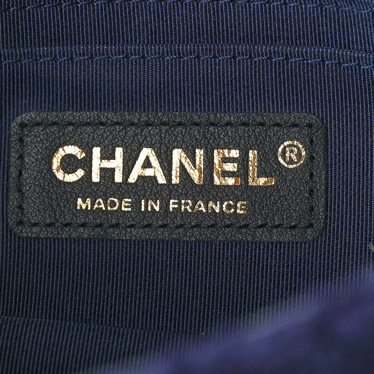 Cable Knit Mini Paris-Hamburg Flap Navy Blue