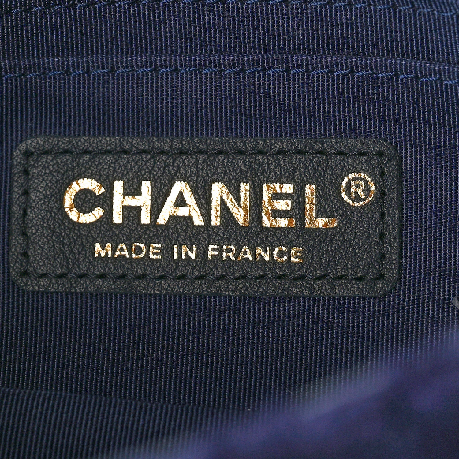 Chanel Cable Knit Mini Paris-Hamburg Flap Navy Blue 6 of 10