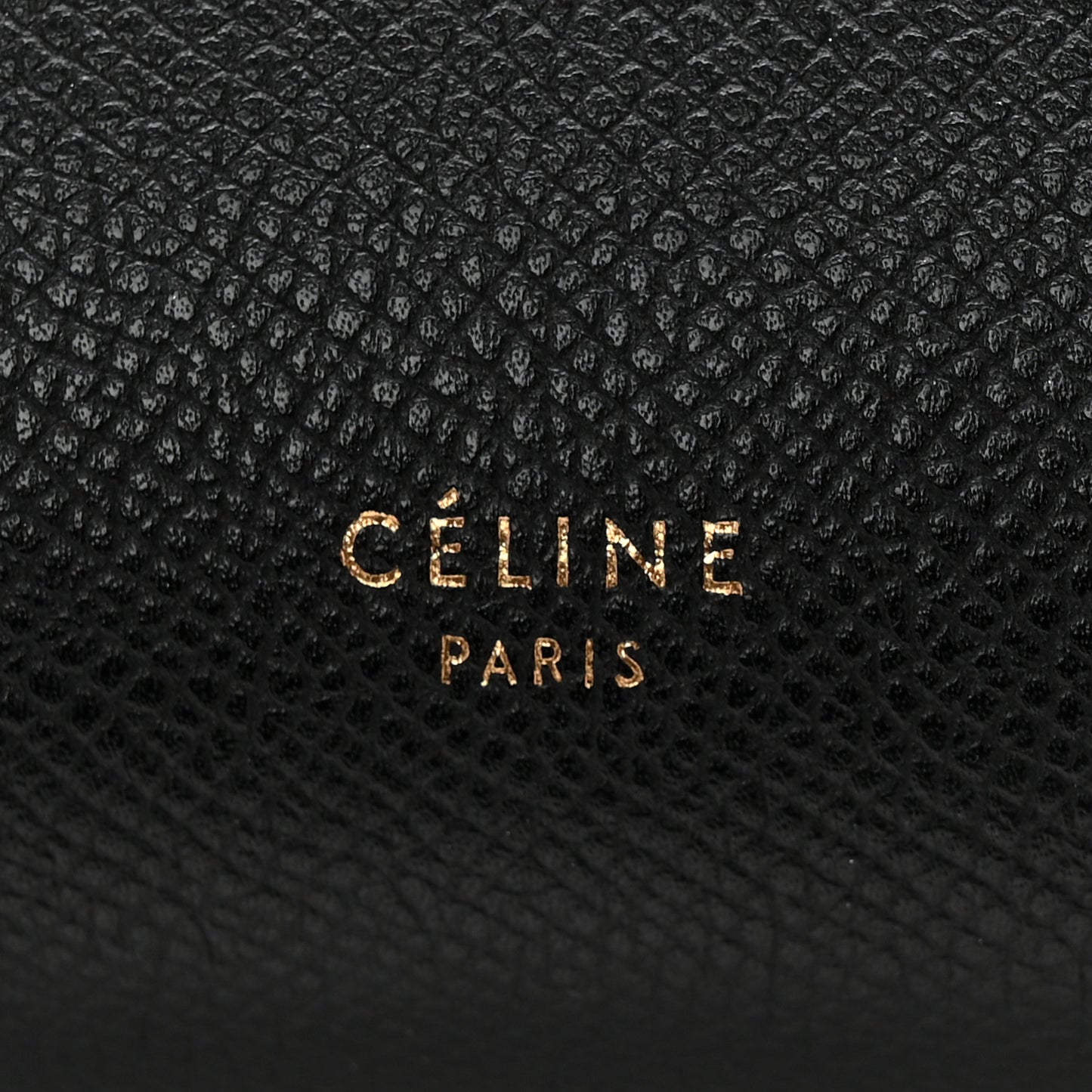 Grained Calfskin Mini Belt Bag Black