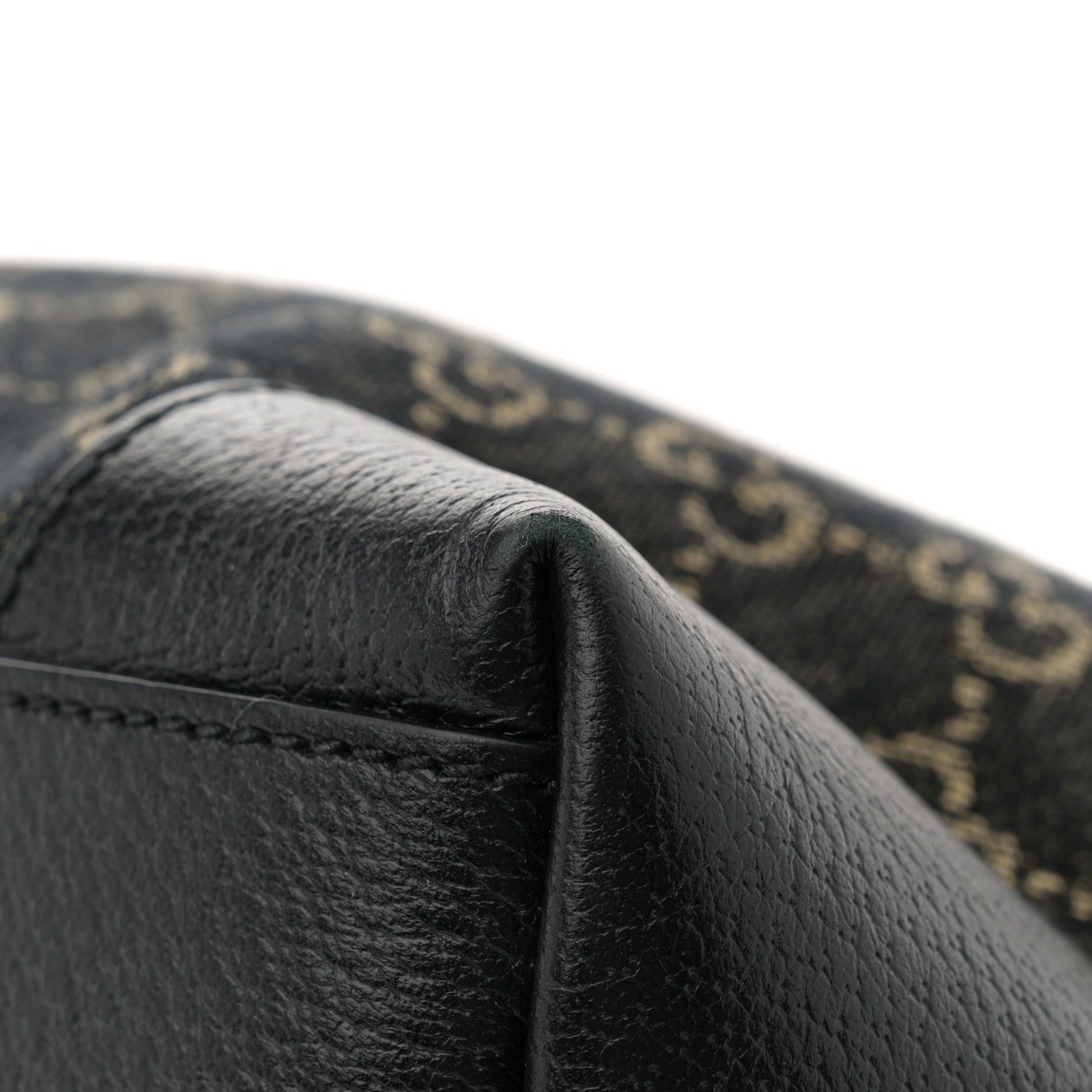 Gucci Jacquard Black Denim GG Monogram Medium Ophidia Shopping Tote Black Ivory 11 of 11