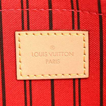 Louis Vuitton Monogram Neverfull MM GM Pochette Cherry 6 of 8