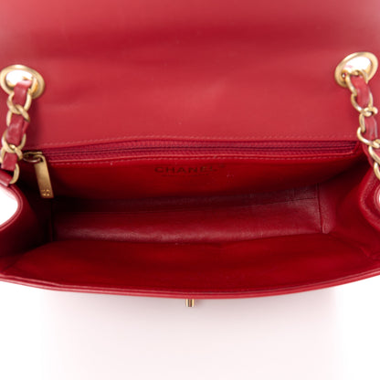 Chanel Calfskin Quilted Chevron In The City Bag Red 5 of 14