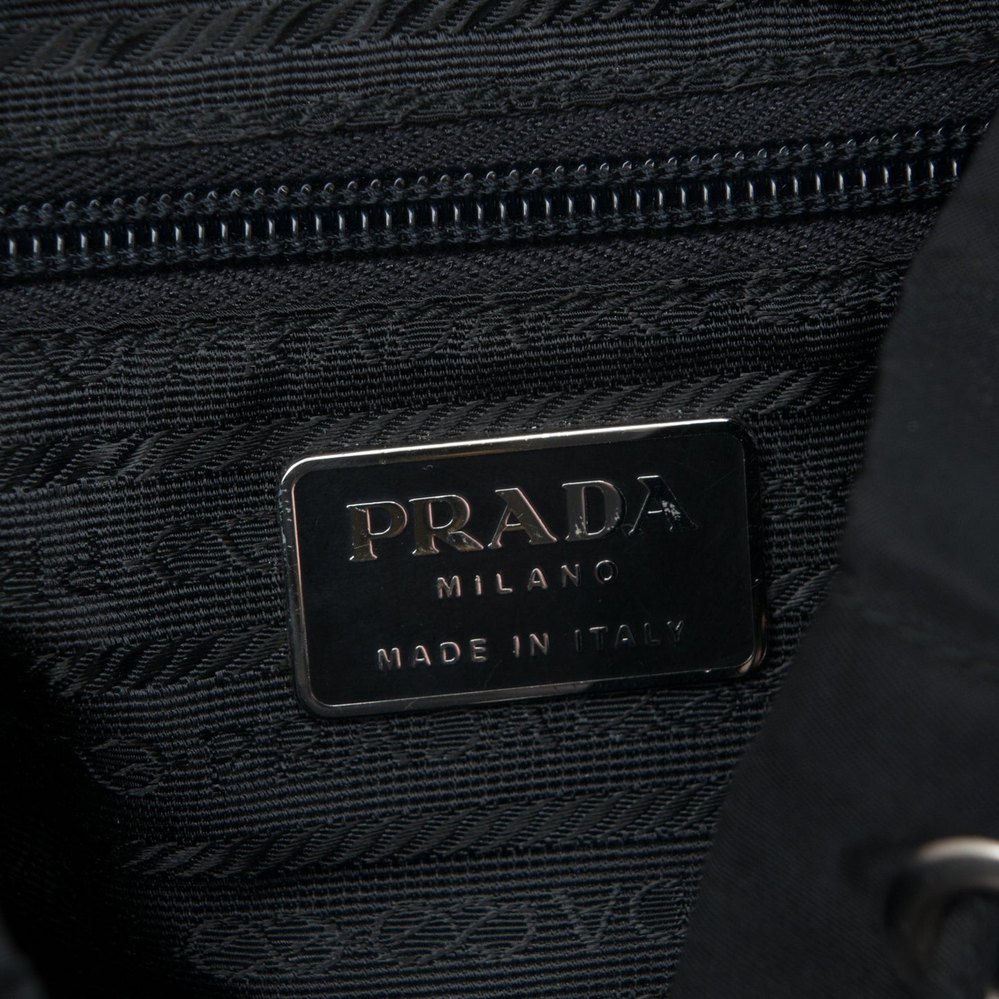 Nylon Vela Medium Backpack Black