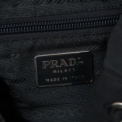 Prada Nylon Vela Medium Backpack Black 6 of 7