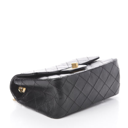 Chanel Aged Calfskin Quilted 2.55 Reissue Mini Flap Black 3 of 8