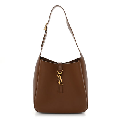 Saint Laurent Grained Calfskin Small Le 5 A 7 Supple Hobo Fox 1 of 10