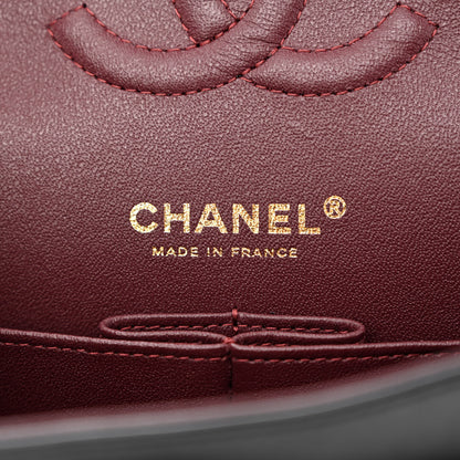 Chanel Lambskin Quilted Medium Double Flap Black 6 of 12