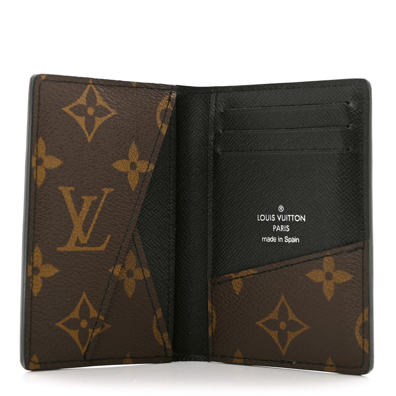 Louis Vuitton Monogram Macassar Pocket Organizer NM 5 of 8