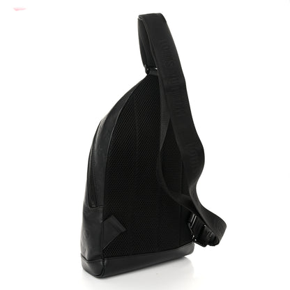 Louis Vuitton Monogram Shadow Racer Slingbag Black 3 of 10