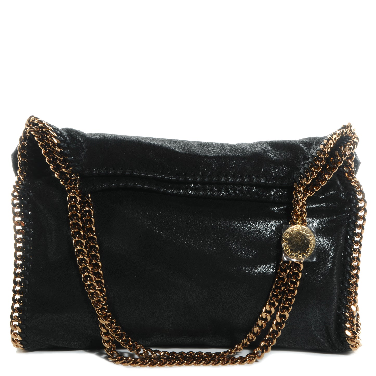 Faux Leather Shaggy Deer Falabella Black