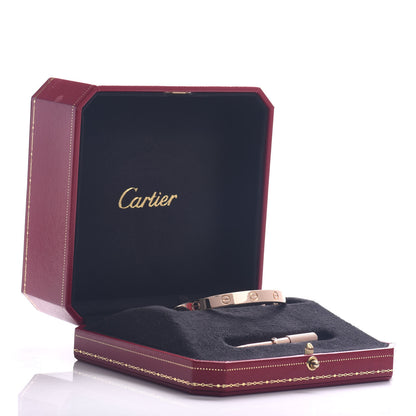 Cartier 18K Pink Gold LOVE Bracelet 17 5 of 5