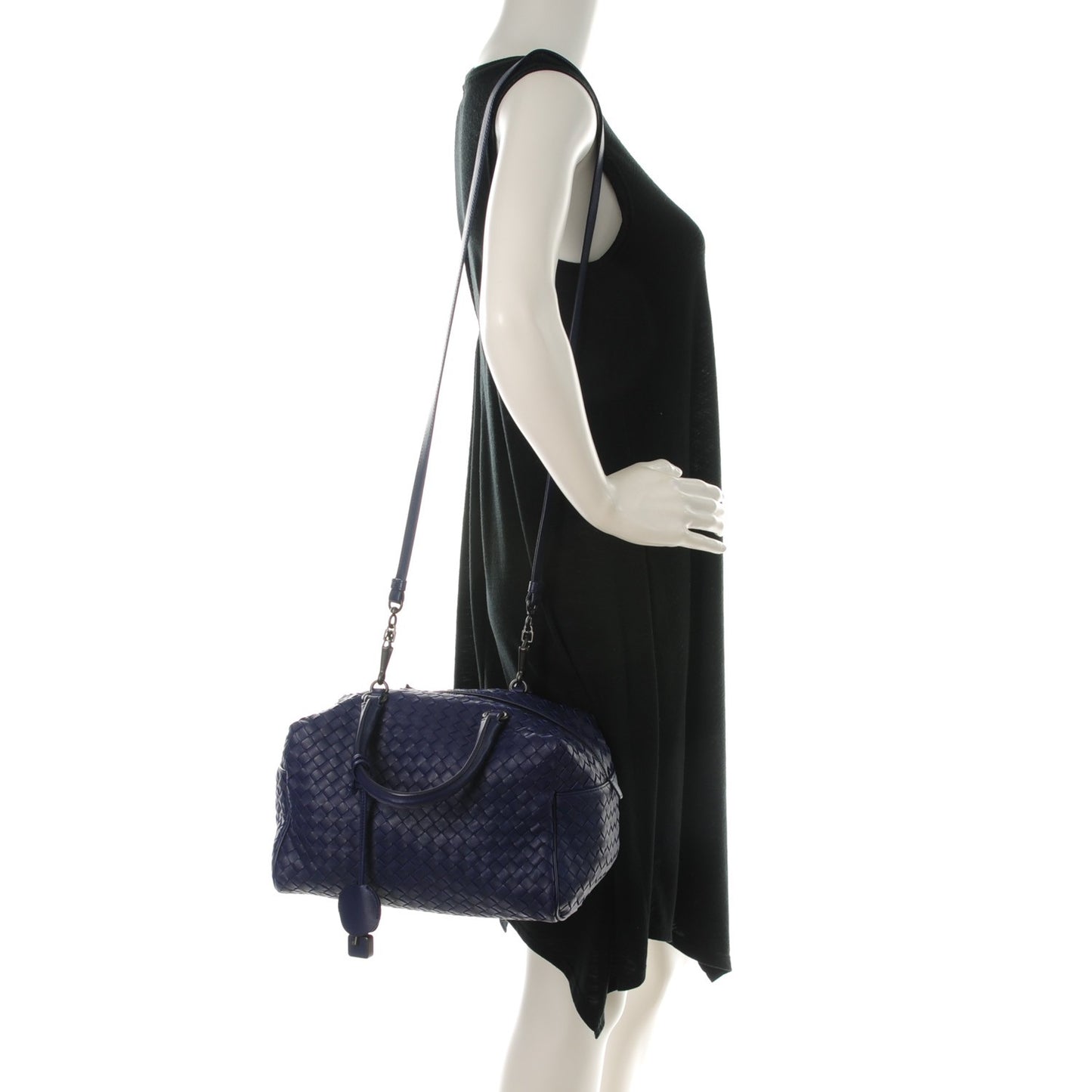 Nappa Intrecciato Boston Atlantic Blue