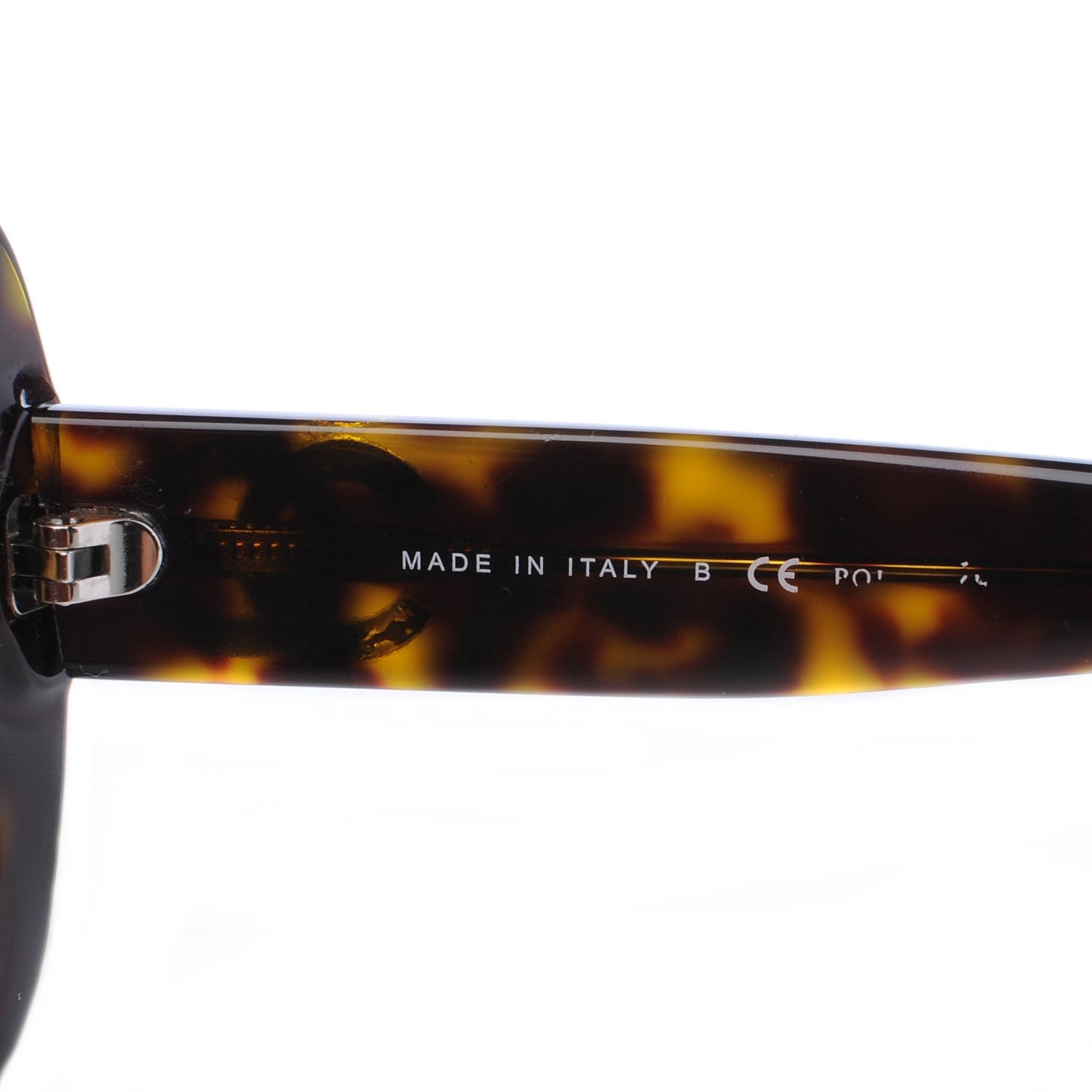 Chanel Tortoise Shell CC Sunglasses 5 of 7