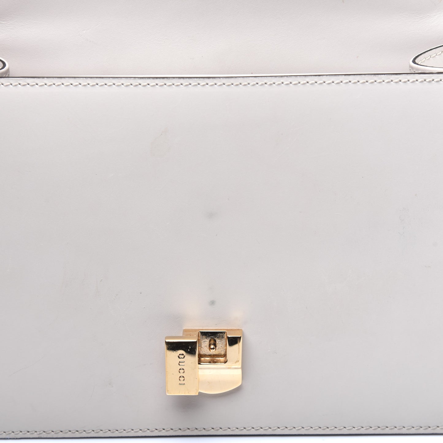 Calfskin Small Sylvie Shoulder Bag Off White