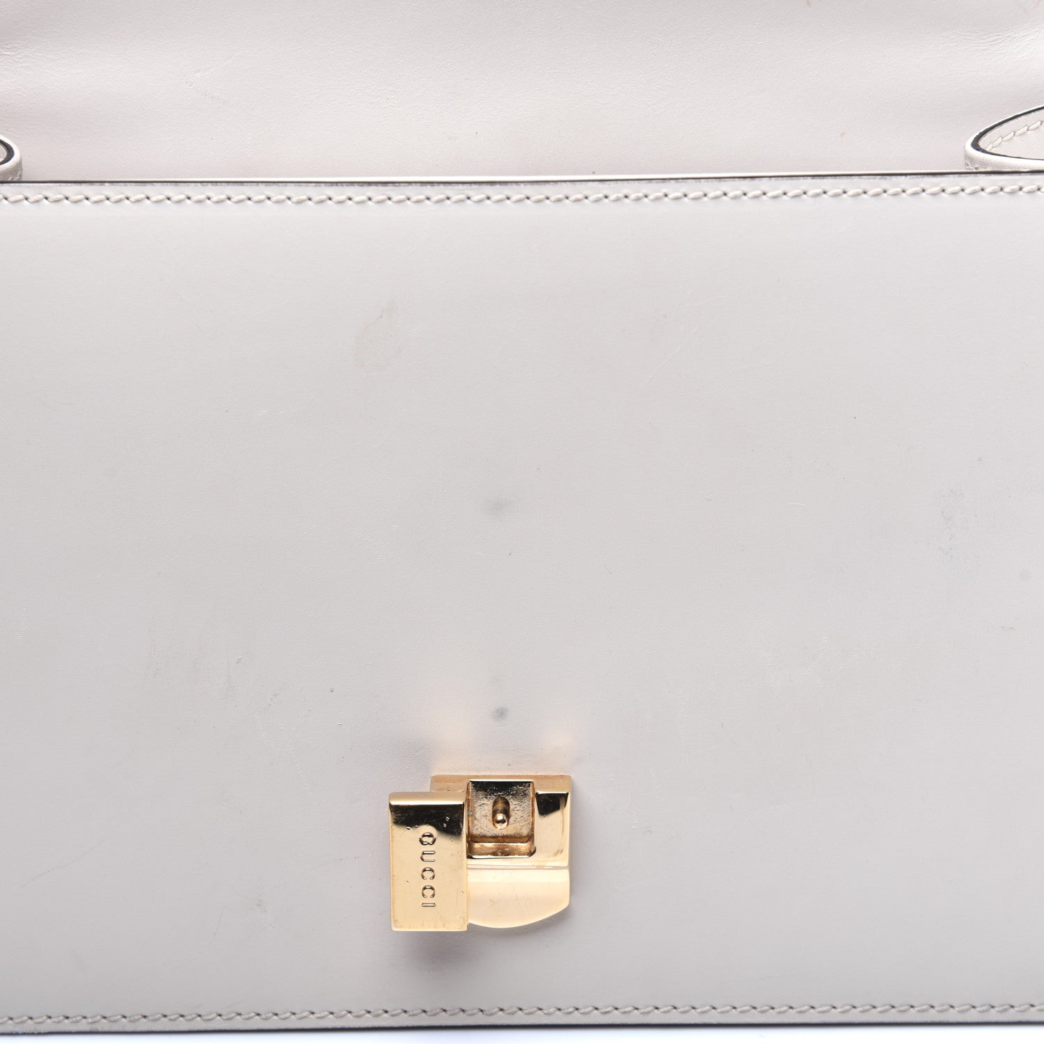 Gucci Calfskin Small Sylvie Shoulder Bag Off White 22 of 38
