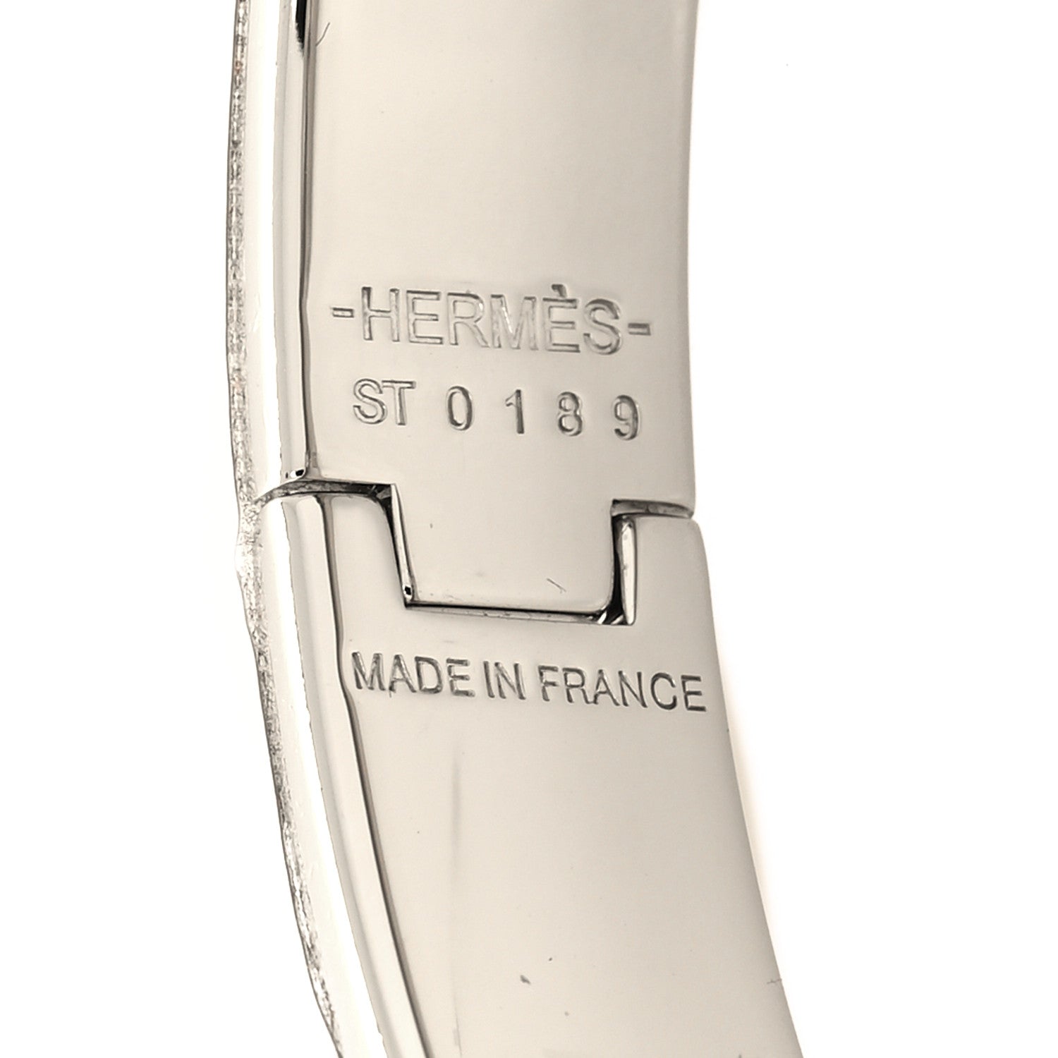 Hermes Enamel Narrow Clic Cadenas Bracelet PM Black 5 of 5