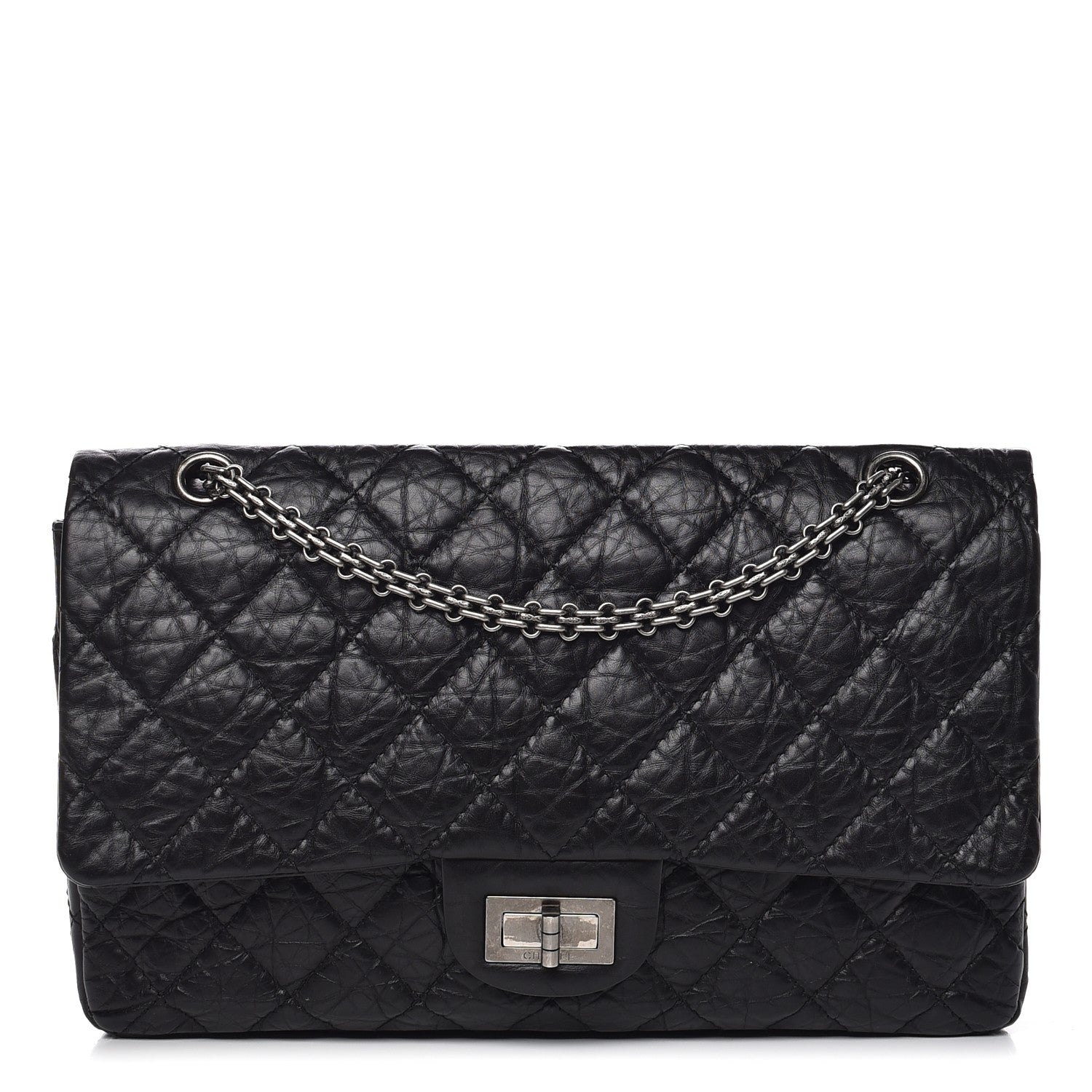 Chanel Aged Calfskin Quilted 2.55 Reissue 227 Flap Black 1 of 10