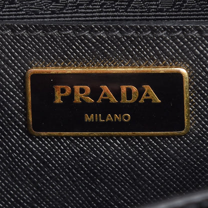 Prada Saffiano Large Galleria Double Zip Tote Black 6 of 8