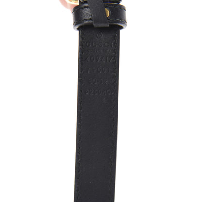 Gucci Calfskin Double G 20mm Belt 80 32 Black 3 of 3