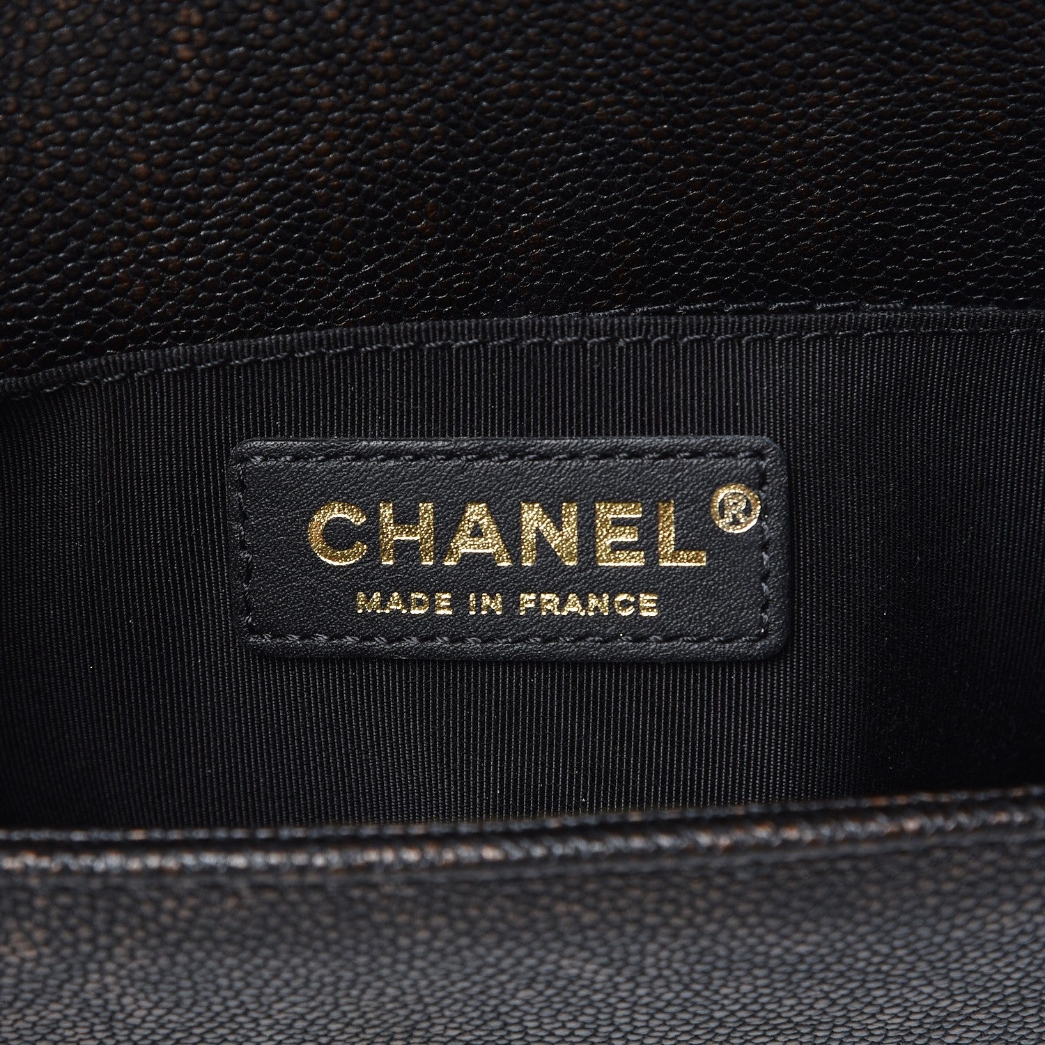 Chanel Patinated Calfskin Braid Around Chevron Small Boy Flap Brown 7 of 11