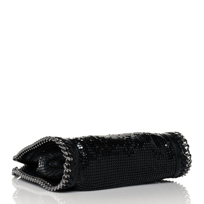 Stella McCartney Crystal Stones Tiny Fold Over Falabella Black 4 of 11