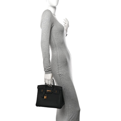 Hermes Togo Birkin 25 Black 2 of 11