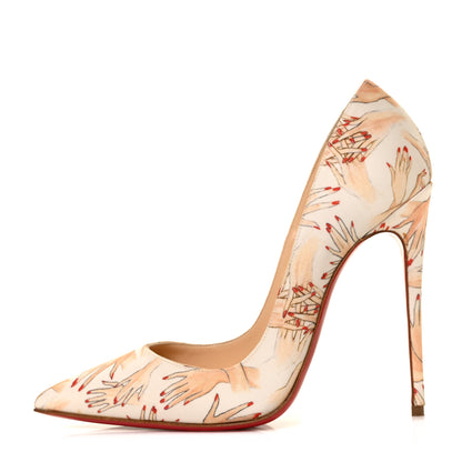 Christian Louboutin Tissu Beauty So Kate 100 Pumps 37 White 1 of 8