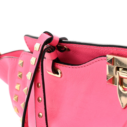 Valentino Garavani Vitello Medium Rockstud Tote Fuxia Fluo 13 of 16