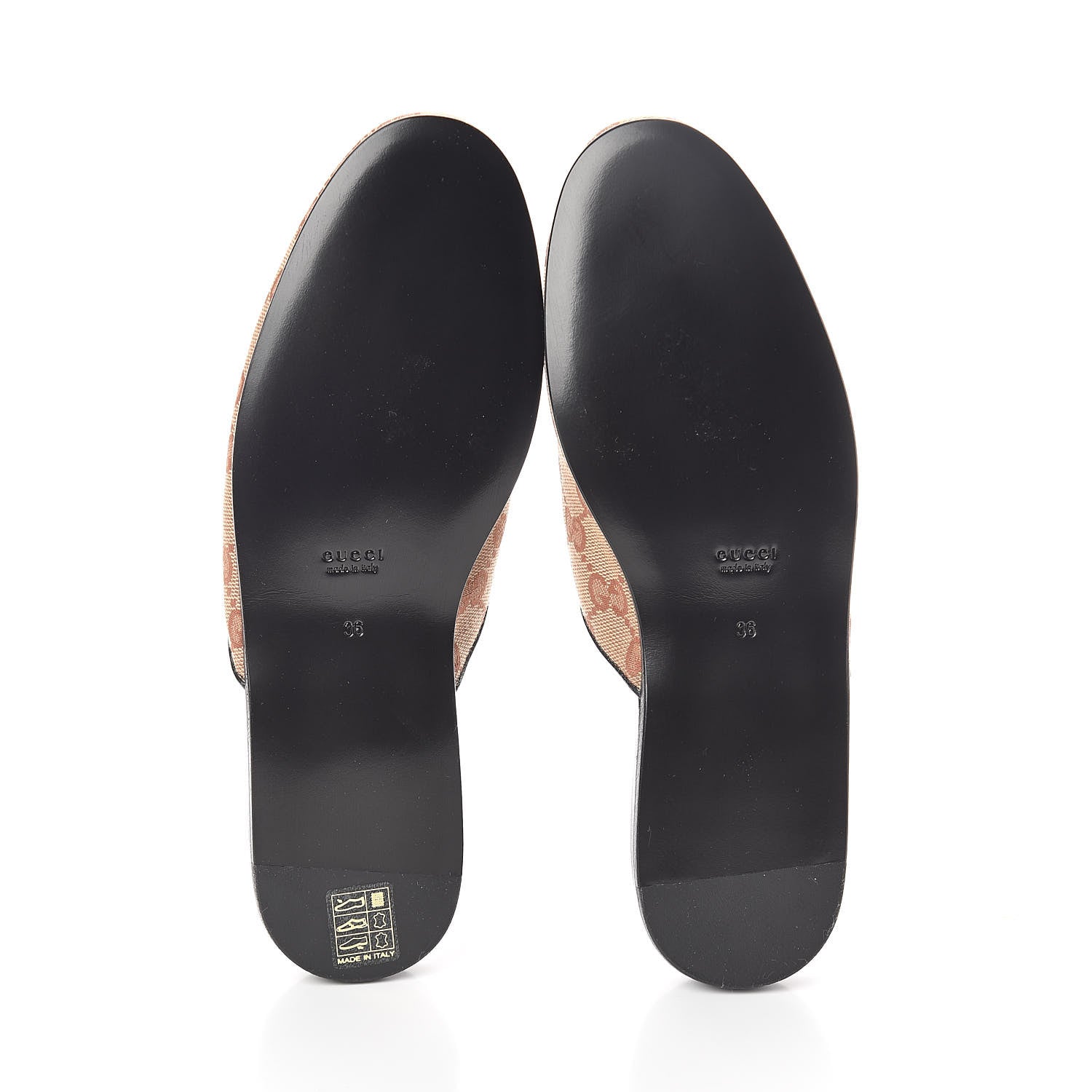 Gucci X MLB Monogram NY Yankees Embroidered Womens GG Slippers 36 Beige Ruggine 7 of 7
