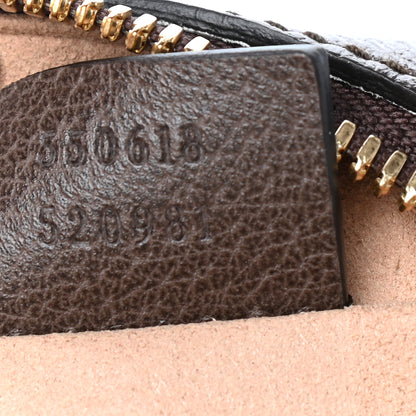 Gucci GG Supreme Monogram Web Mini Ophidia Round Shoulder Bag Brown 7 of 9
