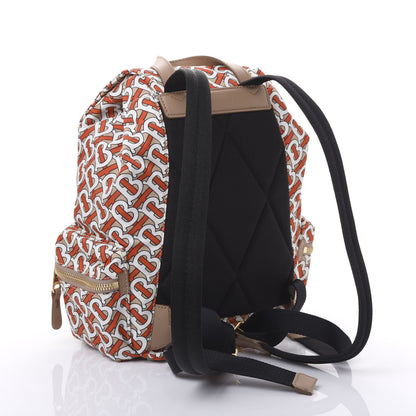 Burberry Nylon Monogram Medium Rucksack Backpack Vermillion 2 of 8