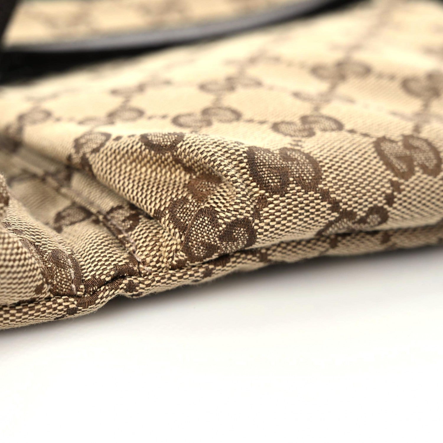 Gucci GG Monogram Double Pocket Belt Bag Dark Brown 11 of 16