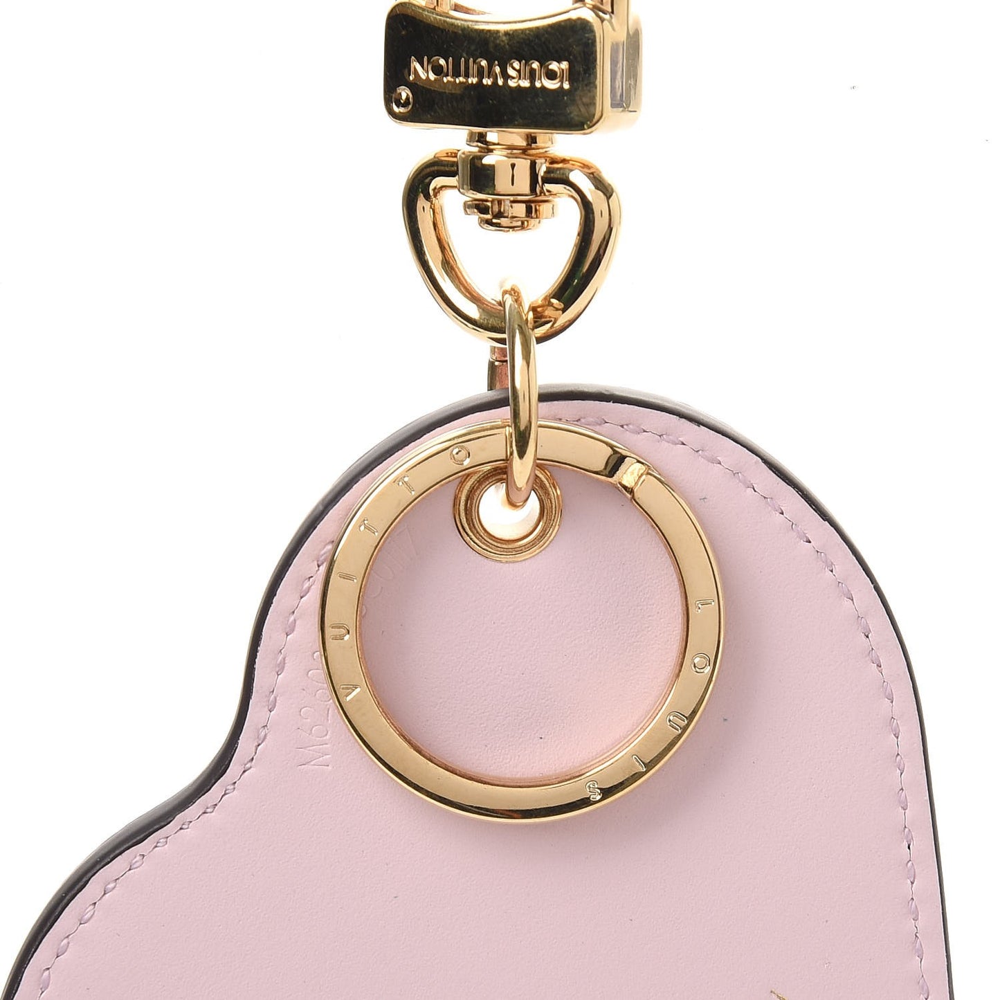 Vernis Degrade Heart Bag Charm Pink