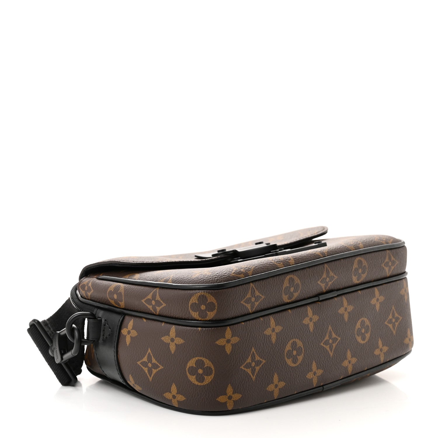 Louis Vuitton Monogram Macassar S Lock Messenger 5 of 10