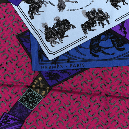 Hermes Cashmere Silk A Cheval Sur Mon Carre Shawl 140 4 of 5