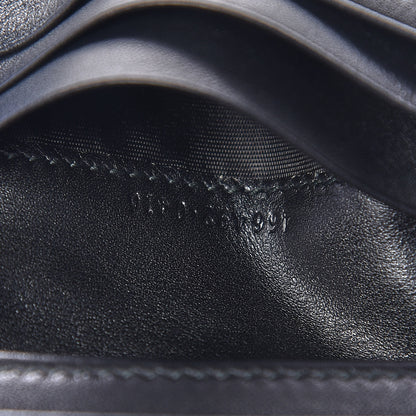 Gucci Calfskin Matelasse GG Marmont Card Case Wallet Black 6 of 7