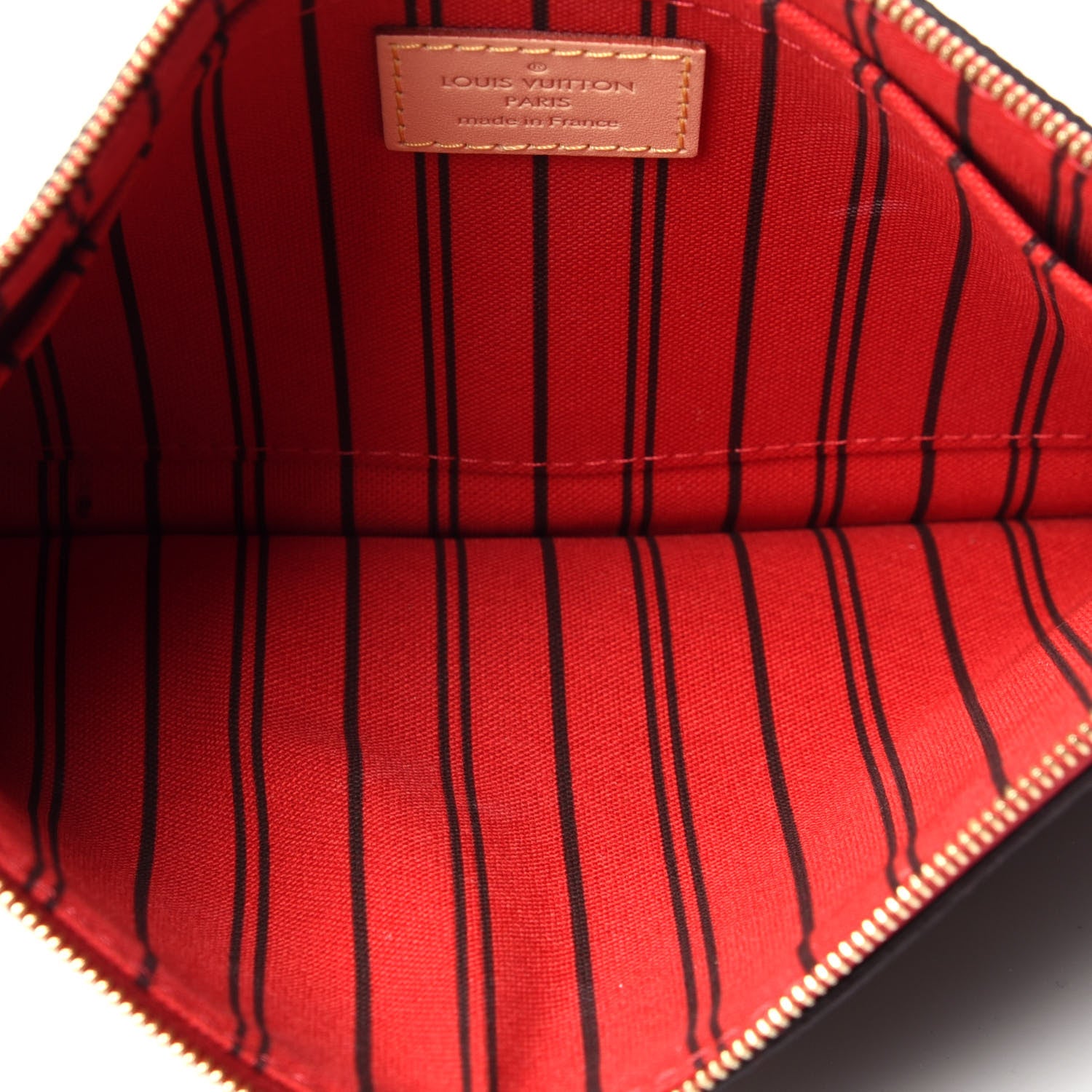 Louis Vuitton Monogram Neverfull MM GM Pochette Cherry 5 of 11