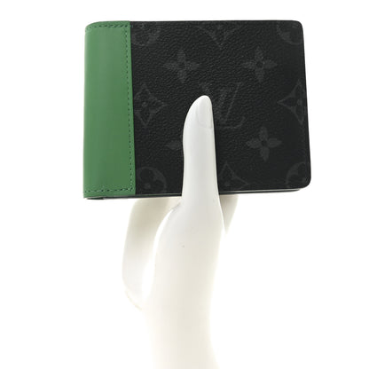 Louis Vuitton Monogram Eclipse Slender Wallet Bamboo Green 2 of 6