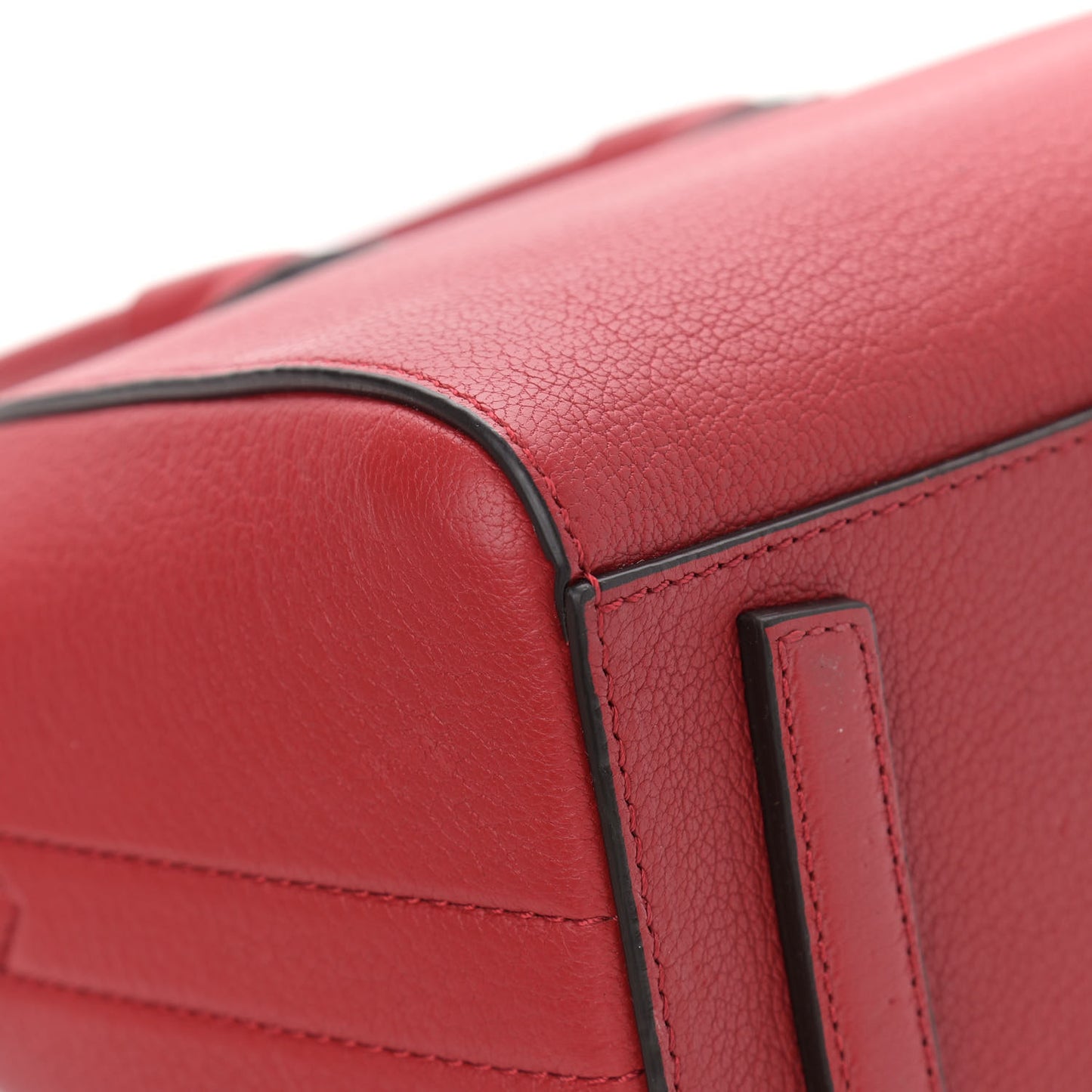 Sugar Goatskin Mini Antigona Medium Red