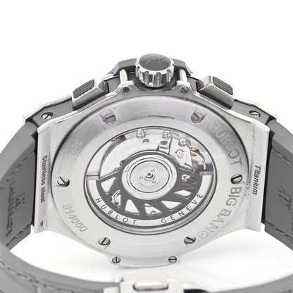 Hublot Stainless Steel Alligator Diamond Pave Bezel 41mm Big Bang Automatic Watch Grey 342.ST.5010.LR.1104 4 of 4