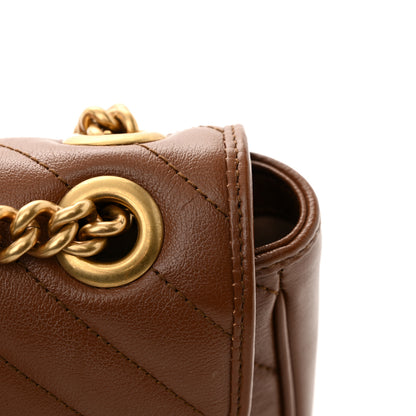 Gucci Azalea Calfskin Matelasse Diagonal Mini GG Marmont Shoulder Bag Cuir 12 of 12
