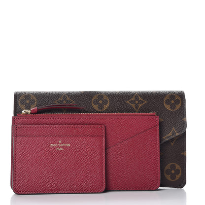 Louis Vuitton Monogram Jeanne Wallet Fuchsia 3 of 9