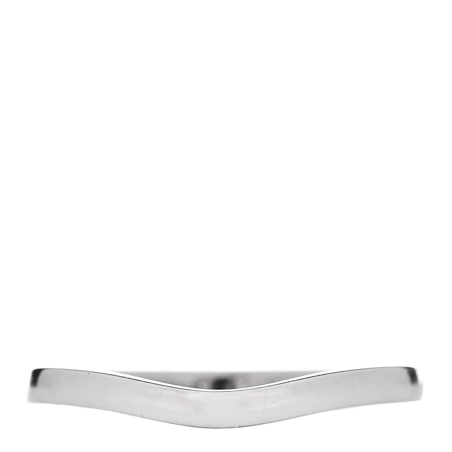Platinum 2mm Ballerine Curved Wedding Band Ring 56 7.5