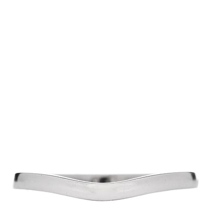 Cartier Platinum 2mm Ballerine Curved Wedding Band Ring 56 7.5 1 of 5