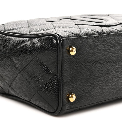 Chanel Caviar Quilted Small Bowler Black 7 of 9