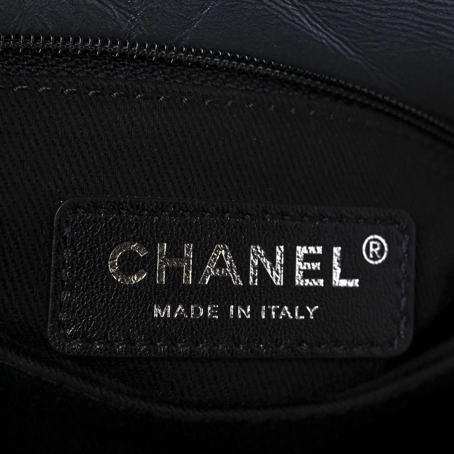 Chanel Metallic Aged Calfskin Quilted Mini Coco Handle Flap Charcoal 7 of 12