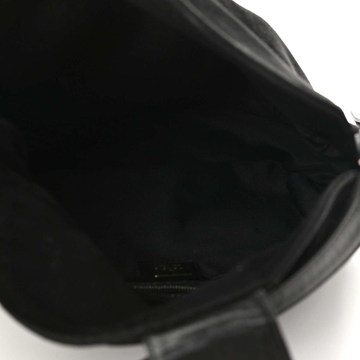 Fendi Suede Shoulder Bag Black 5 of 9